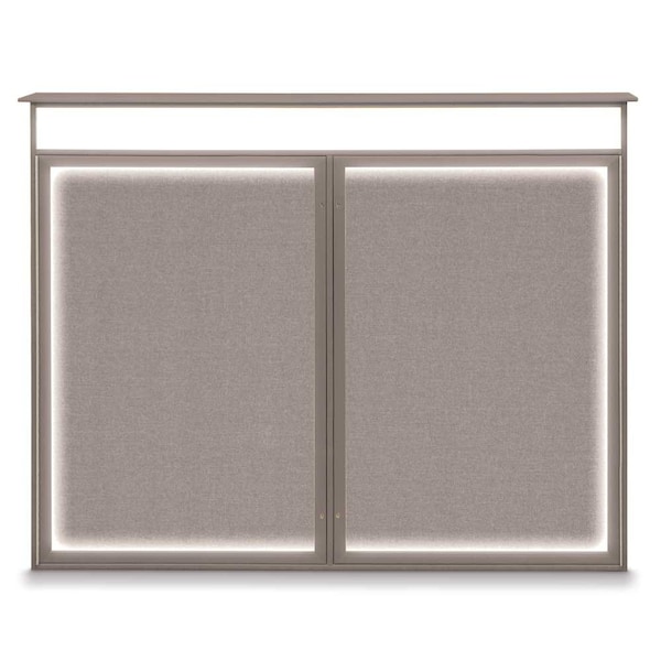 Single Door Enclosed Indoor Letterboard